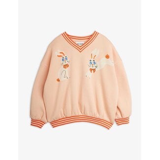 Mini Rodini Rabbits sp sweatshirt Pink