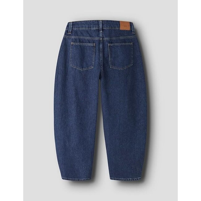 Name it NKFBELLA BARREL ANKEL JEANS 1555-MJ Medium Blue Denim