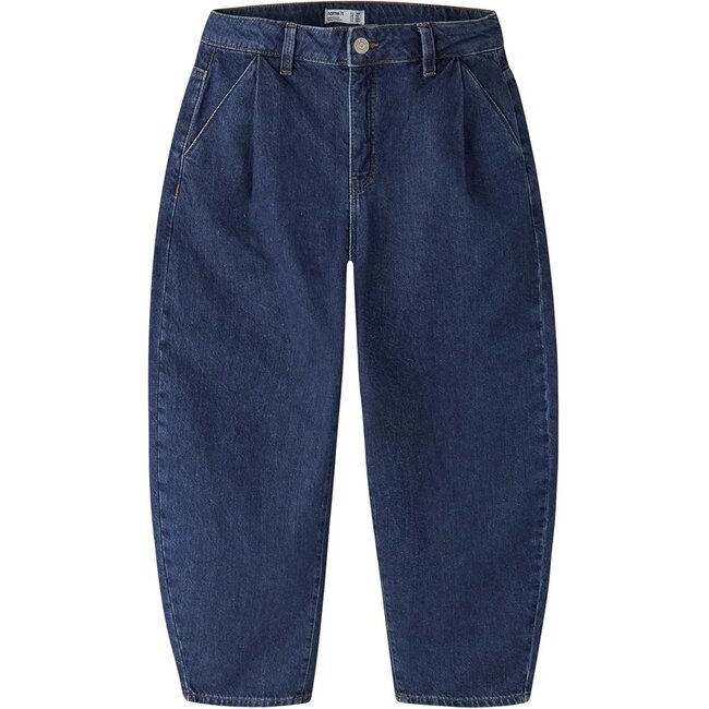Name it NKFBELLA BARREL ANKEL JEANS 1555-MJ Medium Blue Denim