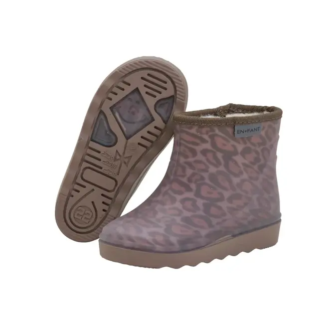 En Fant Thermo Boots Short Print Leopard