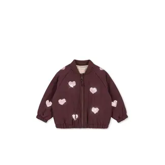 Konges Slojd JUNO SEQUIN BOMBER JACKET DECADENT CHOCOLATE