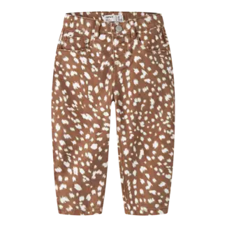Name it BELLA BARREL DEER AOP PANTS 5550-TD