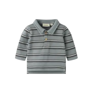 Name it NBMKILANO RIS LS LOOSE POLO BRU LIL