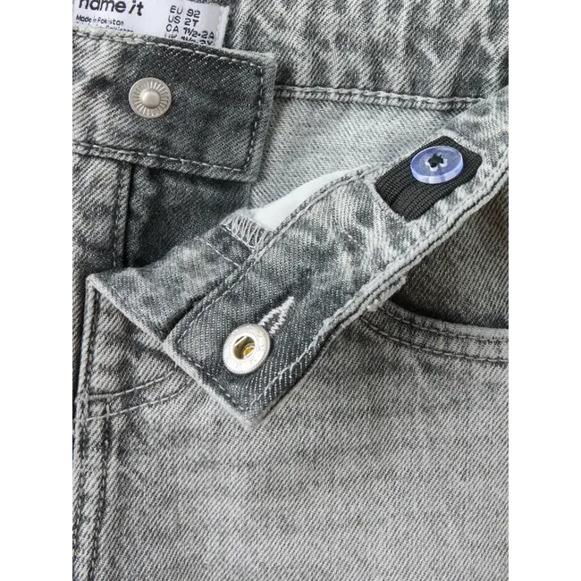 Name it NMFBELLA BARREL DNM JEANS 5518-BP Medium Grey Denim