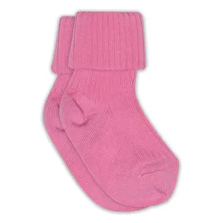MP Denmark Cotton rib baby socks Cyclamen
