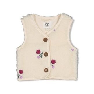 Feetje Teddy gilet met borduursels - Afternoon Tea
