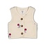 Feetje Teddy gilet met borduursels - Afternoon Tea