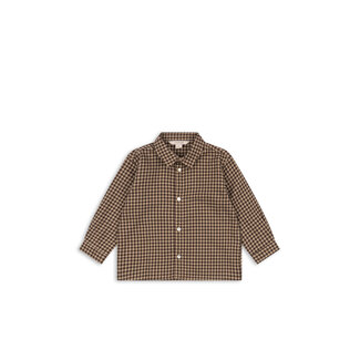 Konges Slojd FORET LS SHIRT GOTS CHOCOLATE CHECK