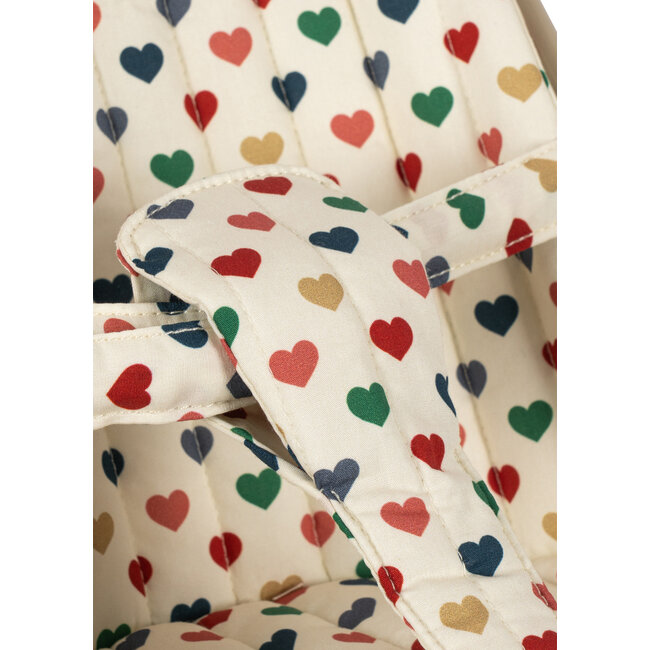 Konges Slojd DOLL STROLLER COEUR COLORÉ