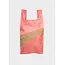 SUSAN BIJL The New Shopping Bag Coral & Moss Medium