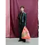 SUSAN BIJL The New Shopping Bag Coral & Moss Large