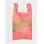 SUSAN BIJL The New Shopping Bag Coral & Moss Large