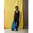 SUSAN BIJL The New Shopping Bag Blue & Dark Patrol Large