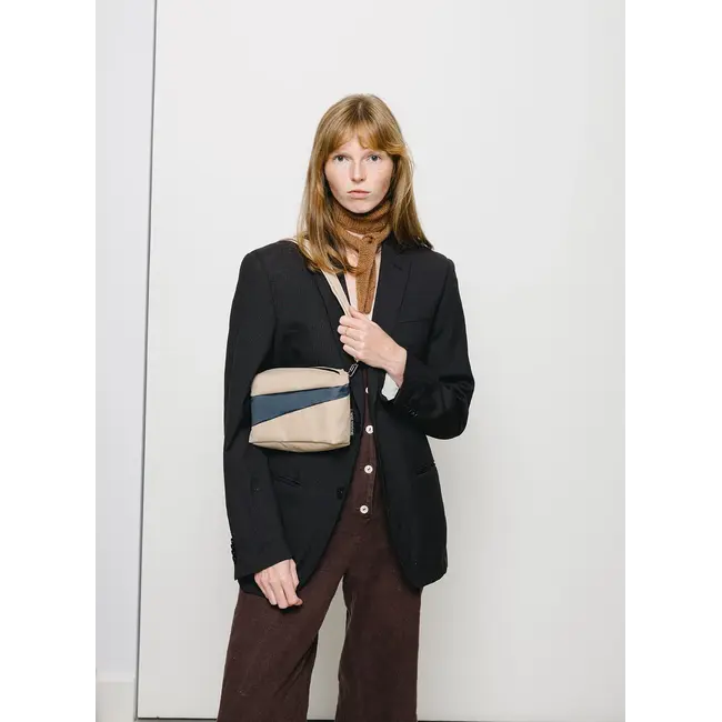 SUSAN BIJL The New Bum Bag Almond & Tornado Small