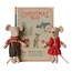 Maileg Christmas twin mice, Little sister and brother in book