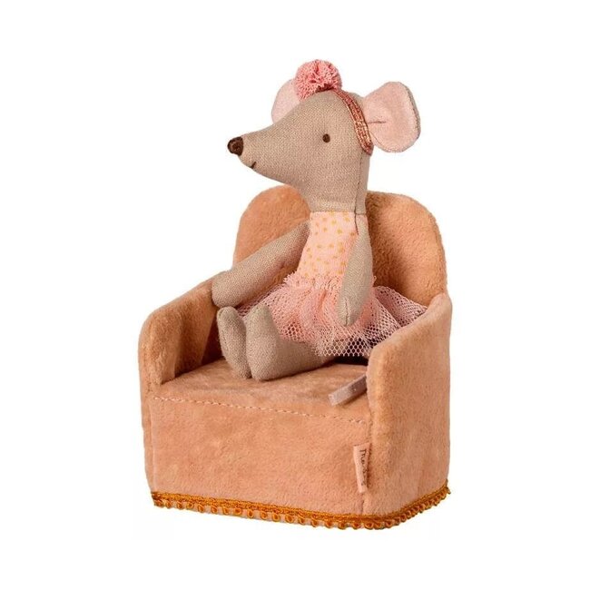 Maileg Folding chair, Mouse - Dots