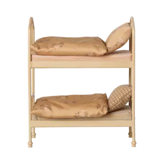 Maileg Bunk bed, Mouse - Wheat