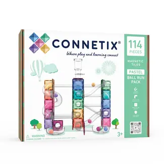 Connetix Ball Run Pastel Pack 114 pc