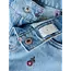 Name it NMFROSE WIDE EMB JEANS 4711-ZA Medium Blue Denim FLOWER EMB