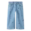 Name it NMFROSE WIDE EMB JEANS 4711-ZA Medium Blue Denim FLOWER EMB