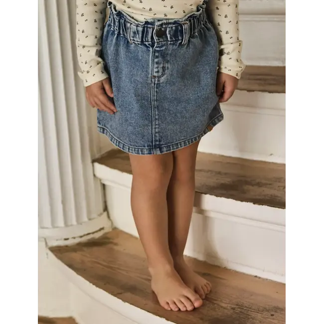 Lil' Atelier NMFKAROLE DNM SKIRT 2433-CJ LIL Medium Blue Denim