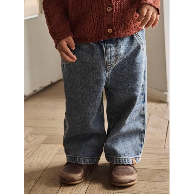 Lil' Atelier NBFKAROLE WIDE JEANS 2433-CJ LIL Medium Blue Denim