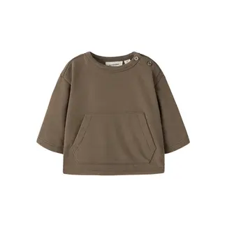 Lil' Atelier NBMILONDON REA LS LOOSE SWEAT BRU LIL