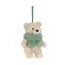 Jellycat Bartholomew Bear Jr. Winter Warmer Decoration