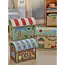 Rice Raffia Basket Mint Fun Fair Theme LARGE
