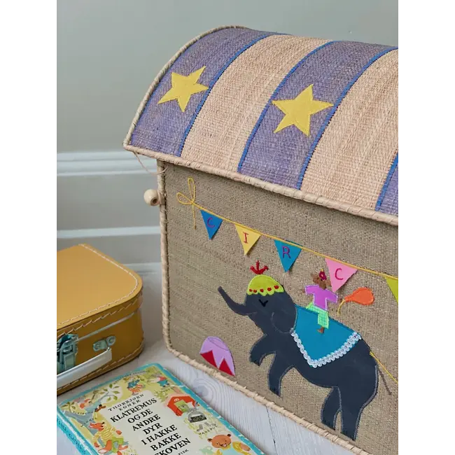 Rice Raffia basket Circus MEDIUM