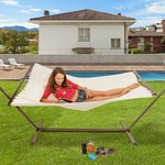 Vita5 Vita5 Hammock with Frame, Up to 2 People / 200 kg, 190 x 140 cm, Removable Pillow, Weatherproof