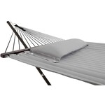 Vita5 Vita5 Hammock with Frame, Up to 2 People / 200 kg, 190 x 140 cm, Removable Pillow, Weatherproof, Gray