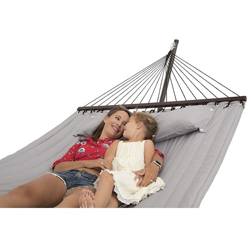 Vita5 Vita5 Hammock with Frame, Up to 2 People / 200 kg, 190 x 140 cm, Removable Pillow, Weatherproof, Gray