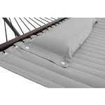 Vita5 Vita5 Hangmat met Frame, Tot 2 Personen / 200 kg, 190 x 140 cm, Met kussen, UV-Resistant, Grijs