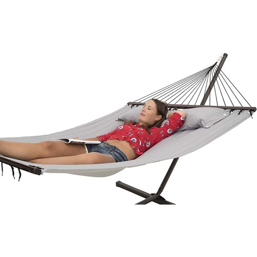 Vita5 Vita5 Hammock with Frame, Up to 2 People / 200 kg, 190 x 140 cm, Removable Pillow, Weatherproof, Gray