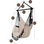 Vita5 Vita5 Hanging Chair with 2 Cushions - Beige