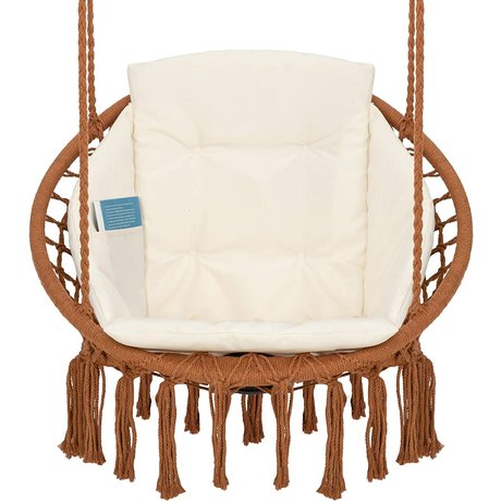 Vita5 Macrame Hanging chair - Brown