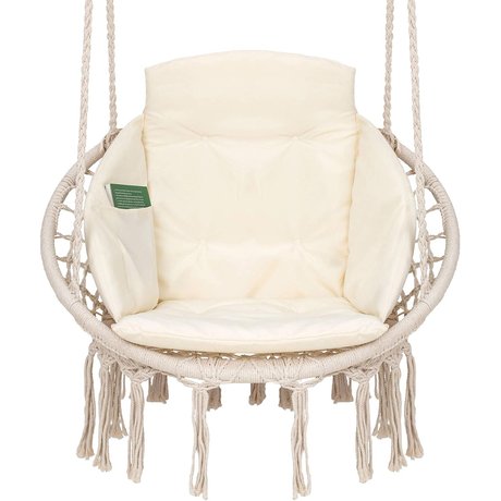 Vita5 Macrame Hanging chair - Beige