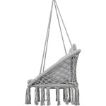 Vita5 Vita5 Macrame Hanging chair - Gray