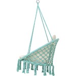 Vita5 Vita5 Macrame Hangstoel - Turquoise