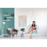 Vita5 Vita5 Macrame Hanging chair - Teal