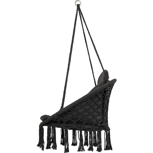 Vita5 Vita5 Macrame Hanging chair - black