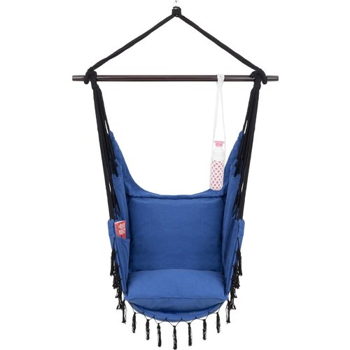 Vita5 Fauteuil suspendu avec 2 Coussins - Bleu