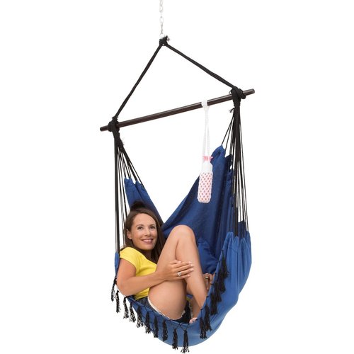 Vita5 Hanging Chair with 2 Cushions - Blue