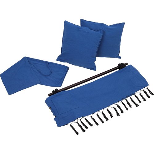 Vita5 Fauteuil suspendu avec 2 Coussins - Bleu