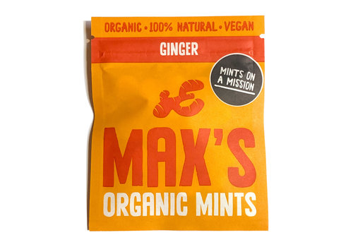 Max's Mints Ginger Pocket Mints (17g) - BIO