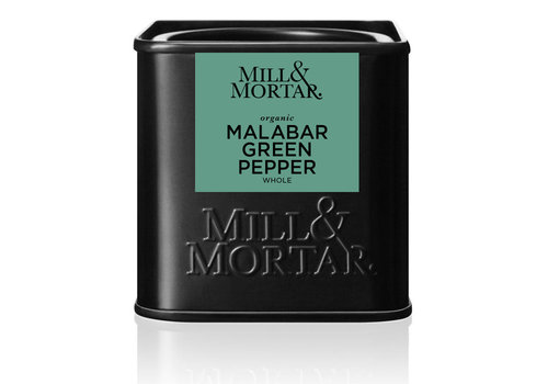 Mill & Mortar Malabar Groene Peper (25g) - BIO