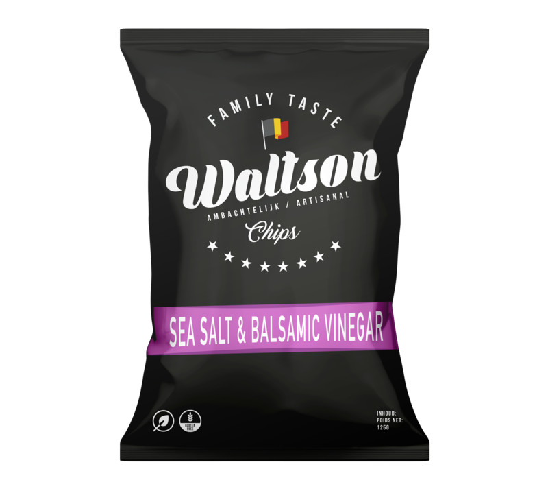 Waltson chips - Sea Salt & Balsamic Vinegar (125g)