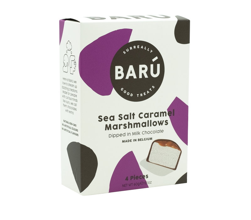 Milk Chocolate & Sea Salt Caramel Marshmallows (60g)