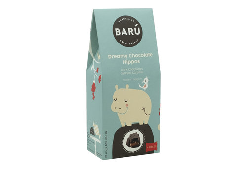 Barú Dark Chocolate & Sea Salt Caramel Hippos (60g)